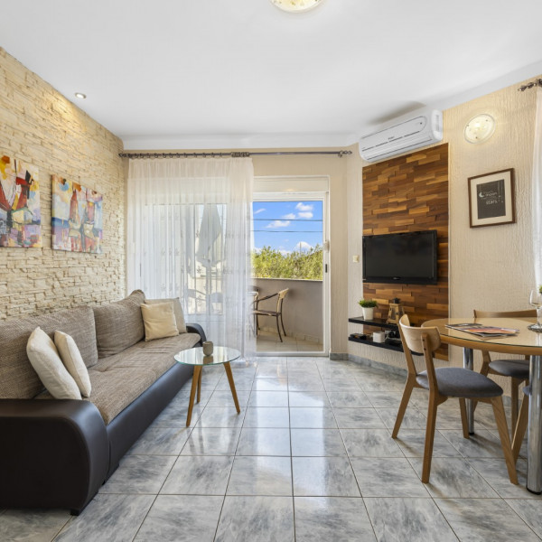 Living room, Aquarius Apartments, Aquarius Apartments with heated pool – Srima, Croatia Srima-vodice