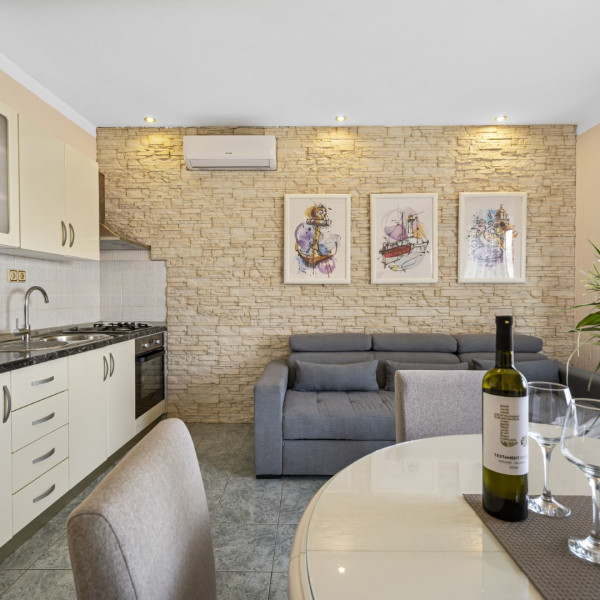 Kitchen, Aquarius Apartments, Aquarius Apartments with heated pool – Srima, Croatia Srima-vodice