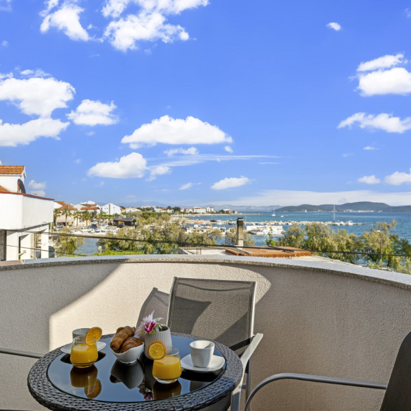 Dnevni boravak, Aquarius Apartments, Aquarius Apartments s grijanim bazenom - Srima Hrvatska Srima-vodice