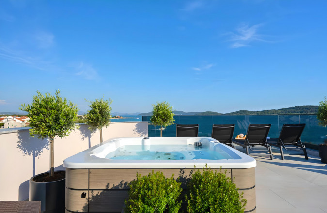 Exterior, Aquarius Apartments with heated pool – Srima, Croatia Srima-vodice