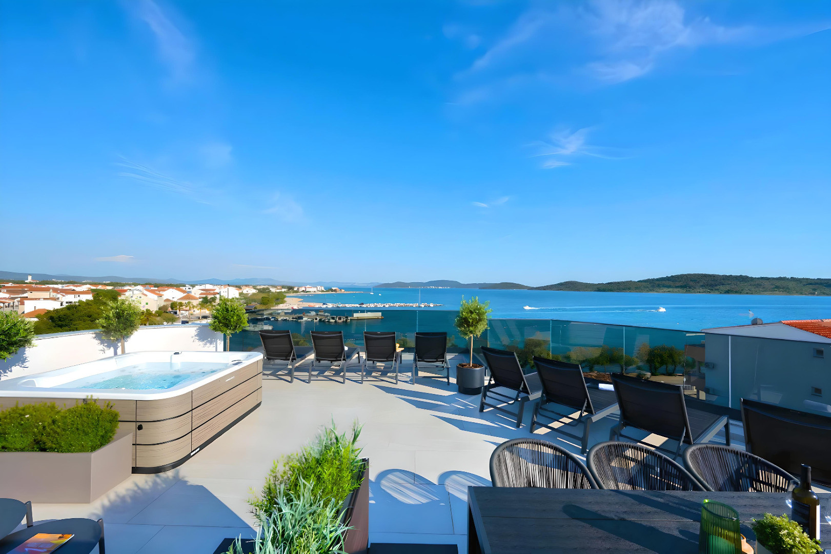 aquarius apartments, Aquarius Apartments with heated pool – Srima, Croatia Srima-vodice